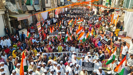 भागीरथपुरा कांड पर कांग्रेस ने निकाली न्याय यात्रा, दिग्विजय सिंह ने की न्यायिक जांच की मांग