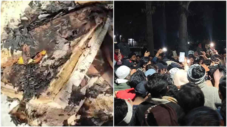 बवाल : रिटायर्ड महिला टीचर ने जलाया कुरान शरीफ, सैकड़ों मुस्लिमों ने घेरा थाना