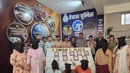 चोर गिरोह का पर्दाफाश: 4 महिलाओं समेत 7 गिरफ्तार, 50 लाख का माल बरामद