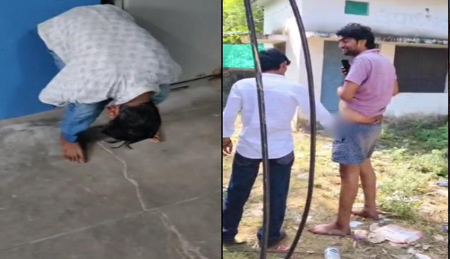 इंसानियत शर्मसार: दलित युवक को मुर्गा बनाया और प्राइवेट पार्ट पकड़ने के लिए किया मजबूर, वीडियो वायरल