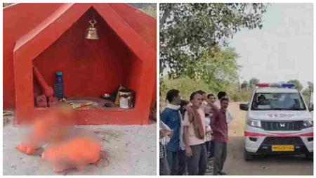 हनुमान मंदिर में की तोड़फोड़: मूर्ति को खंडित कर बाहर फेंका, लोगों में भारी आक्रोश