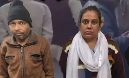 किराया मांगने गई थी मालकिन… कपल ने प्रेशर कूकर सिर पर मारकर की हत्या , फिर लाल रंग के सूटकेस में भर दिया शव