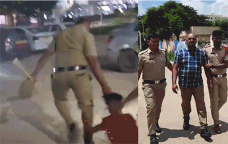 वर्दी में दिखा हैरान करने वाला बर्ताव! महिला से मारपीट और बाल पकड़कर घसीटने का वीडियो VIRAL