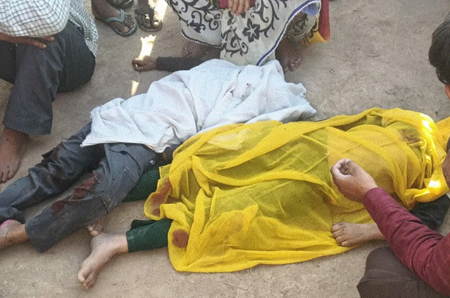 मंदिर की गुंबद और पटिया गिरने से 3 बच्चियों की मौत, 4 अन्य बच्ची घायल