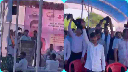 ज्योतिरादित्य सिंधिया के कार्यक्रम में काले झंडे दिखाने पर 2 गुटों में विवाद, कांग्रेस ने बताया गुटबाजी