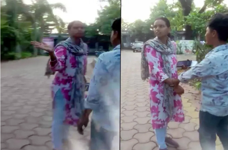 नक्शा सुधरवाने आई युवती को महिला पटवारी ने मारा थप्पड़